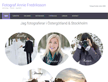 Tablet Screenshot of anniesfotografier.se